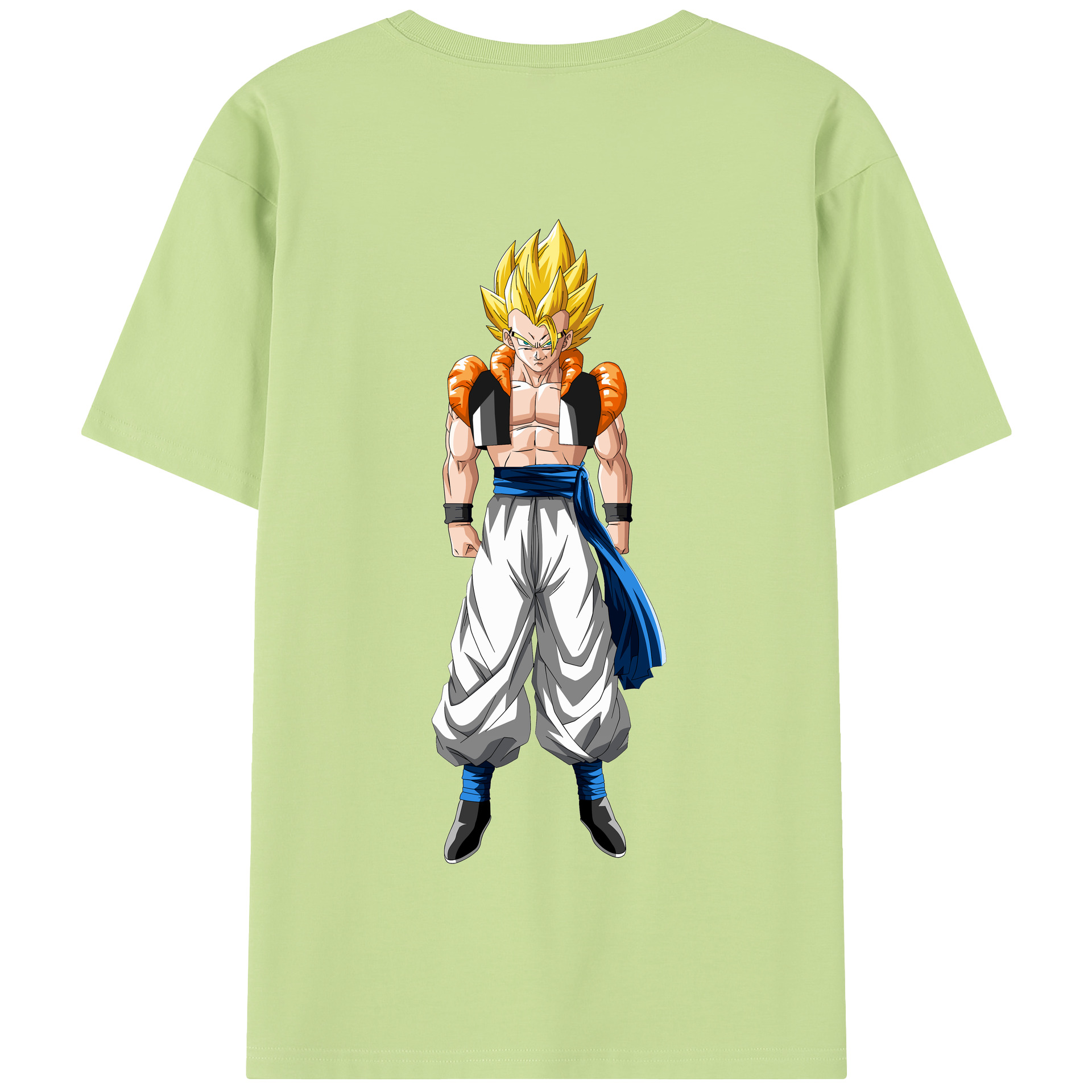 （画像用） ドラゴンボール ベジータ四世（Bejīta Yonsei）DRAGON BALL Vegeta IV 綿100％半袖Tシャツ（背面プリント）